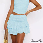 Flexible Frilled Half Slip Skirt