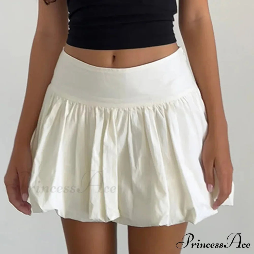 Flexible High Waist A-Line Skirt