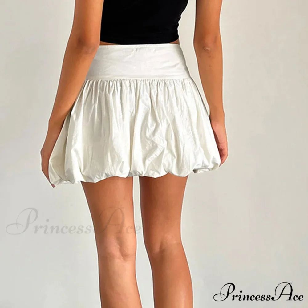 Flexible High Waist A-Line Skirt