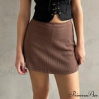 Flexible Side Opening Slim Skirt