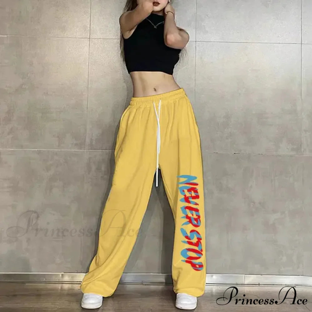 Flexible Waist Informal Running Trousers