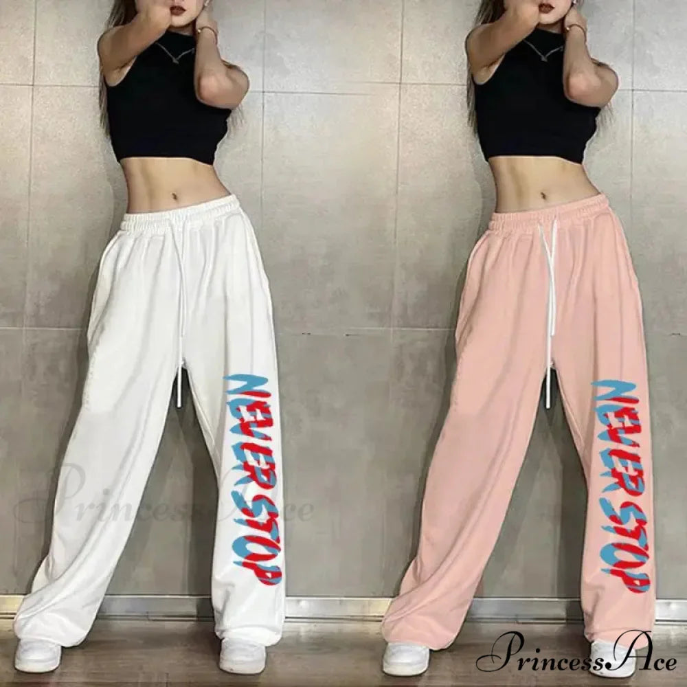 Flexible Waist Informal Running Trousers