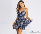 Flirty In Stylish Floral Skater Dress