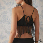 Floral Circles Patchwork Cropped Blouse