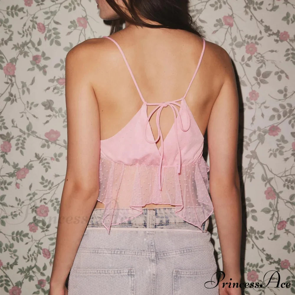 Floral Circles Patchwork Cropped Blouse