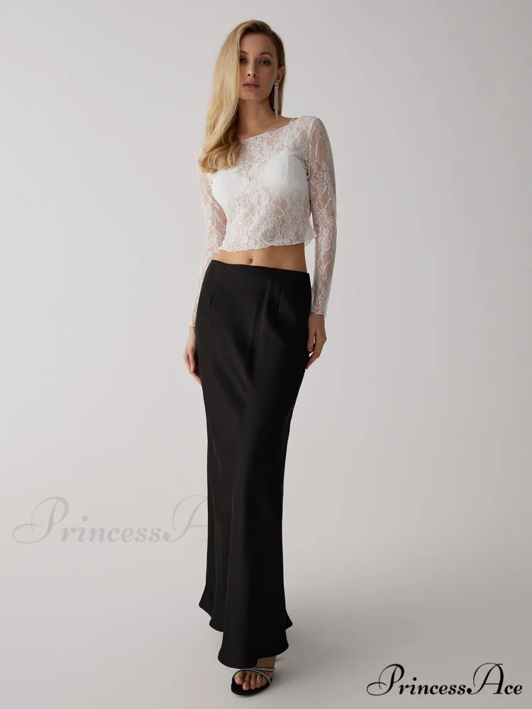 Floral Lace Graceful See Through Top