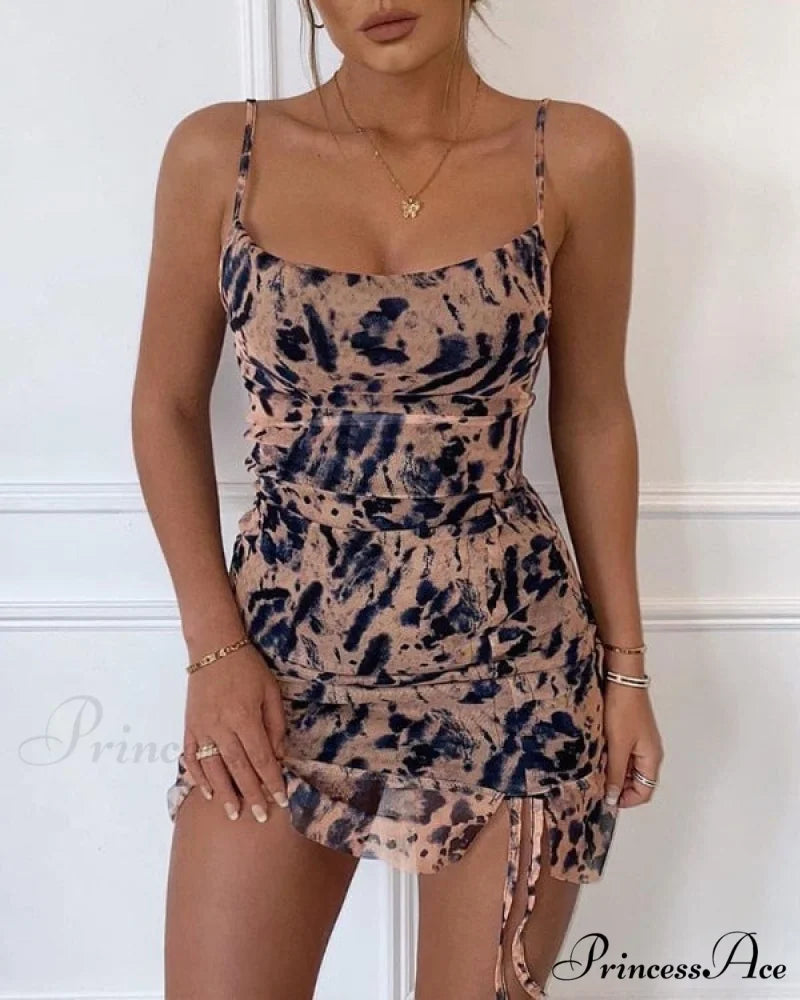 Floral Print Women Bodycon Dress