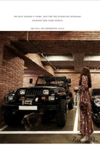 Floral Printed Dress Woman Dress