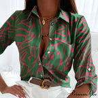 Floral Printing Single Button New Shirt