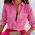 Floral Printing Single Button New Shirt