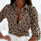 Floral Printing Single Button New Shirt