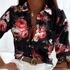 Floral Printing Single Button New Shirt