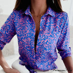 Floral Printing Single Button New Shirt