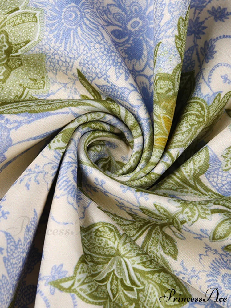 Floral Sexy Stylish Slit Maxi Dress