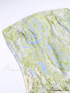 Floral Sexy Stylish Slit Maxi Dress