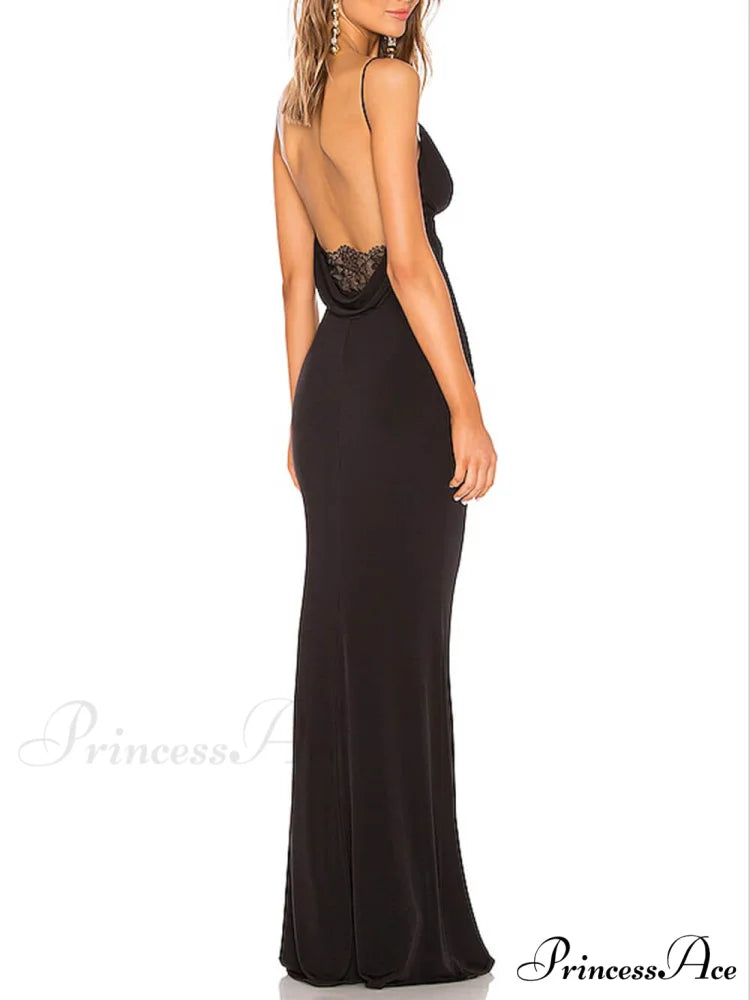 Floral Slit Stylish Evening Dress