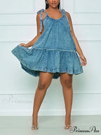 Flounce Oblique Graceful Collar Pencil Dresses