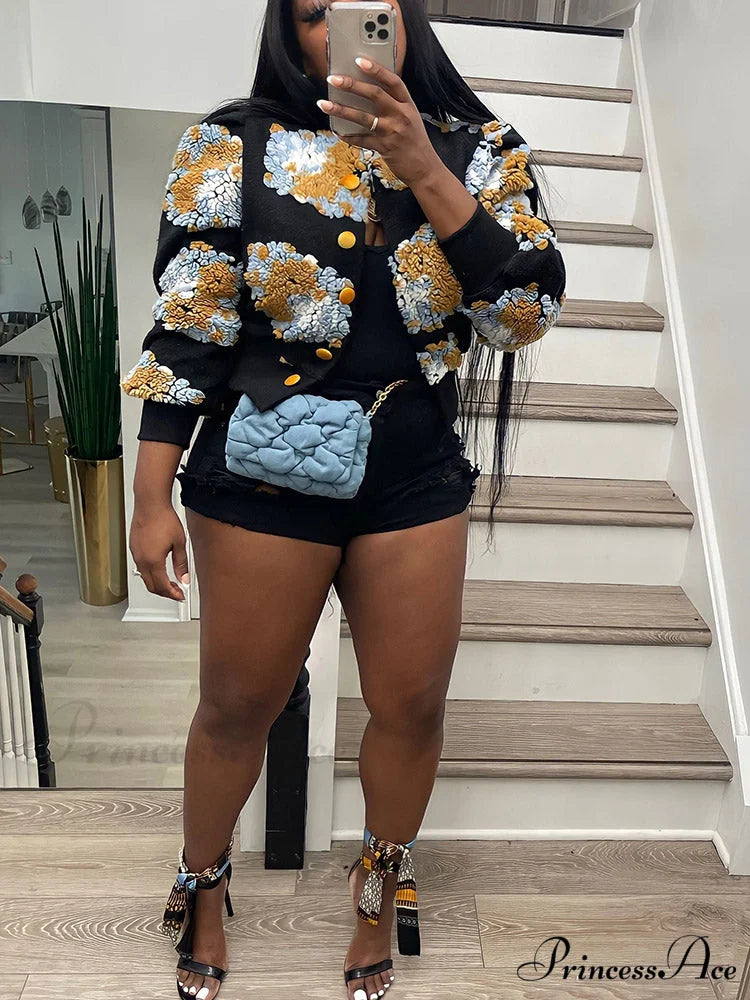 Flower Charming Layer Necklace