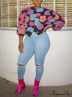 Flower Charming Layer Necklace