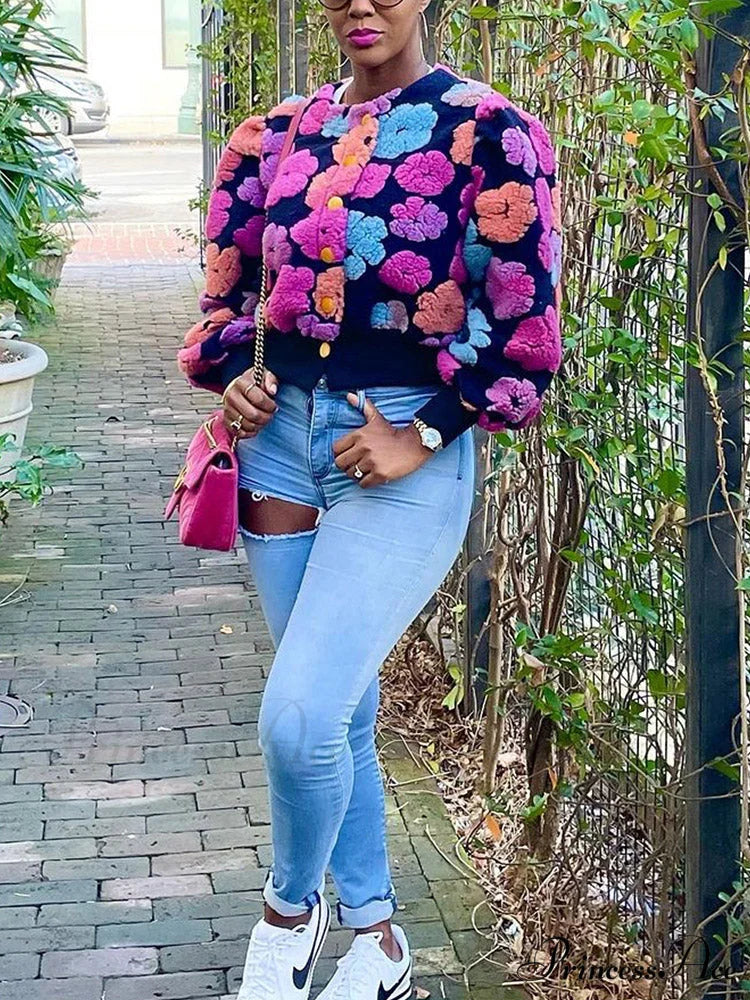 Flower Charming Layer Necklace