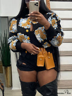 Flower Charming Layer Necklace