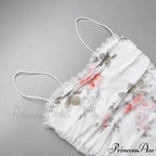 Spaghetti Strap Floral Midi Dress