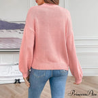 Flowered Knitted Cardigan