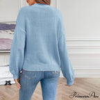 Flowered Knitted Cardigan