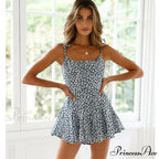 Flowers Print Vintage Bohemian Dresses