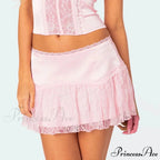 Flowing Silk Lace Celebration Skirt