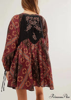 Flowy Flower Bohemian Short Dress