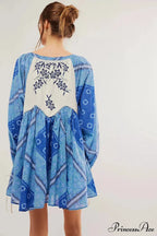 Flowy Flower Bohemian Short Dress