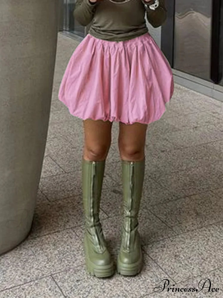 Fluffy Flared A-Line Skirt