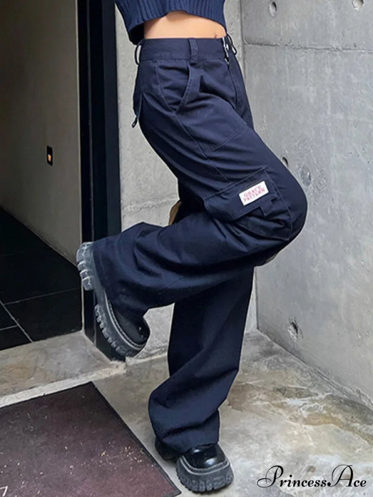 Fold Over Buckle Trendy Belt Denim Mini Skirt