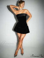 Fold Over Stylish Ultra Mini Dress