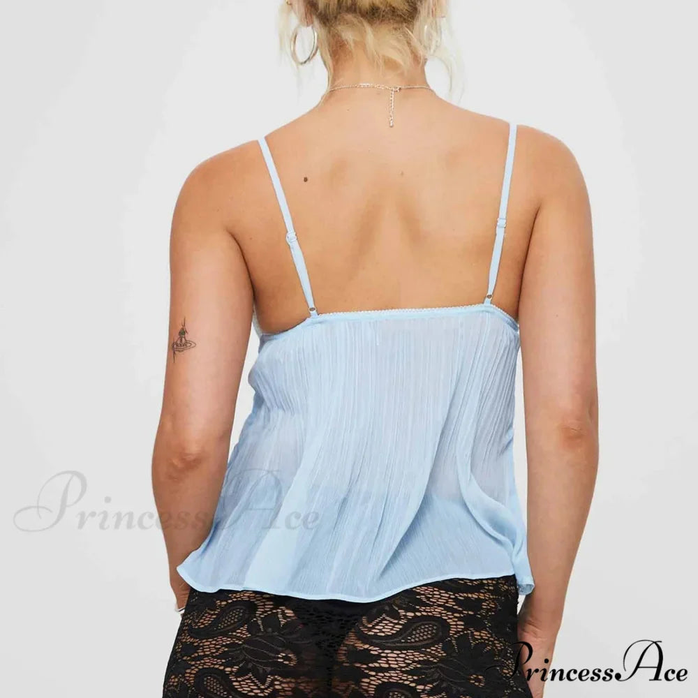 Folded Ribbon Infant Blouse Crop Top