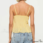 Folded Ribbon Infant Blouse Crop Top