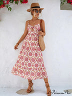 for Gown Midi Flowered Keyhole Women