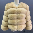 Fox Fur Winter Chilly Weather Coat