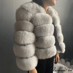 Fox Fur Winter Chilly Weather Coat