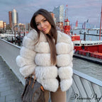 Fox Fur Winter Chilly Weather Coat