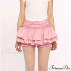 Frill Sleek Pastry Tier Skirt