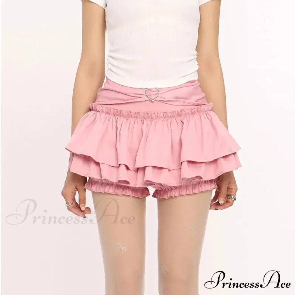 Frill Sleek Pastry Tier Skirt