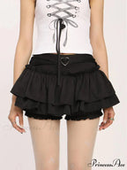 Frill Sleek Pastry Tier Skirt