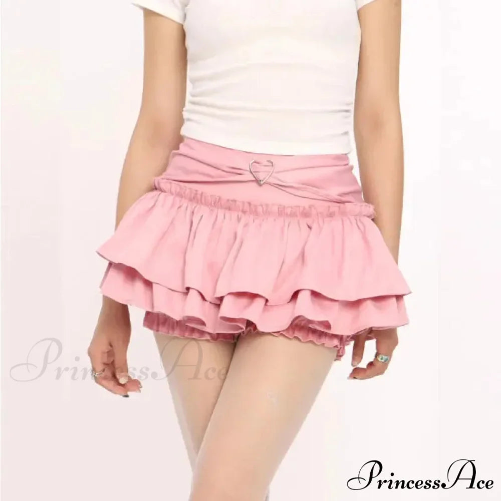 Frill Sleek Pastry Tier Skirt