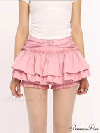 Frill Sleek Pastry Tier Skirt