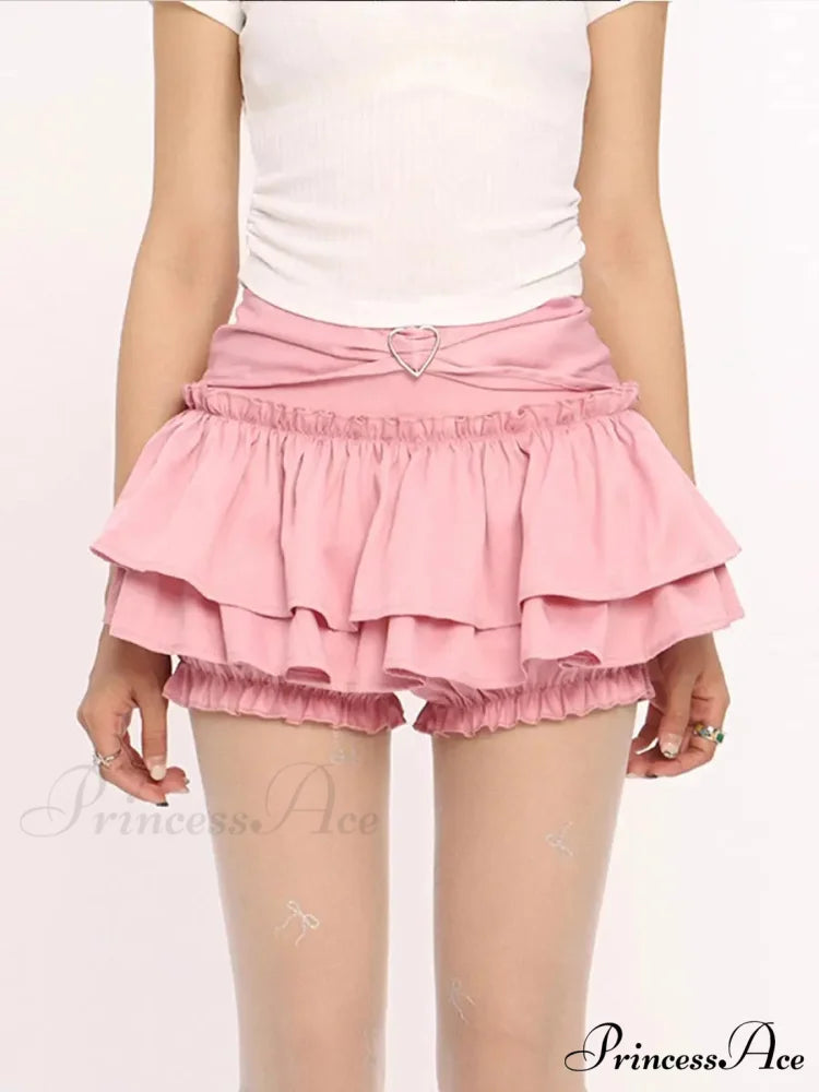 Frill Sleek Pastry Tier Skirt