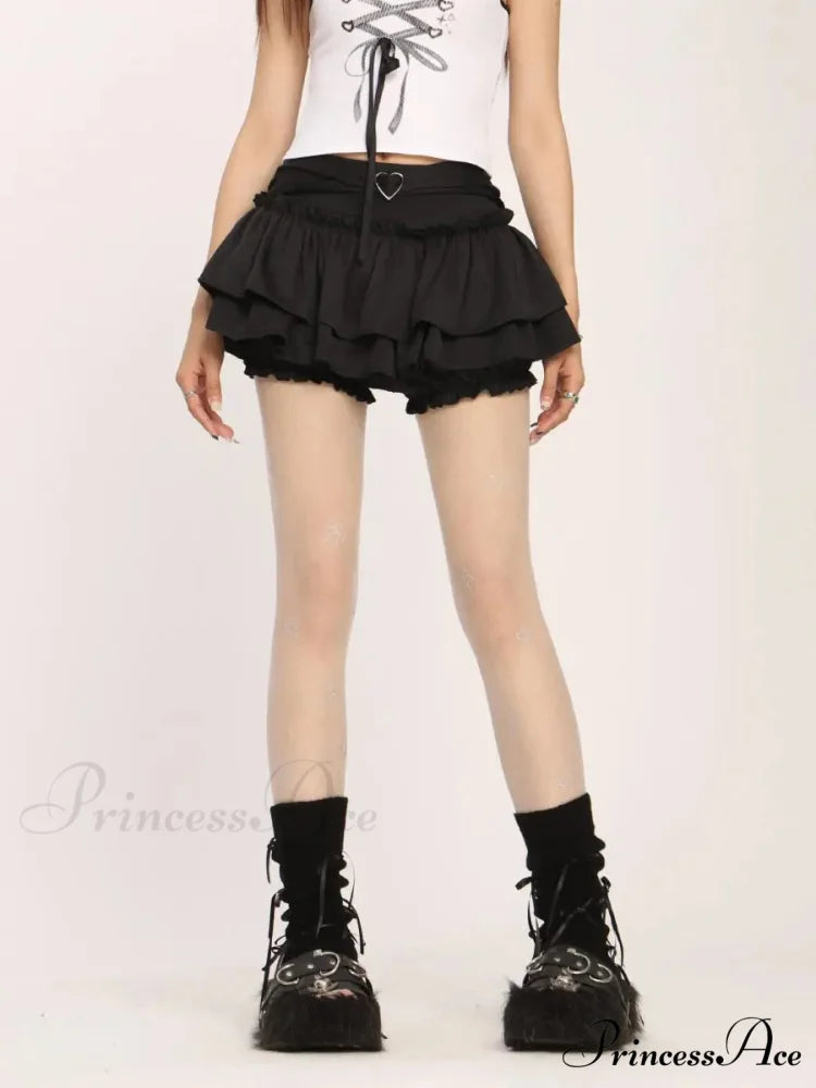 Frill Sleek Pastry Tier Skirt