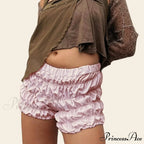 Frilled Gathered Monochrome Bloomer Short