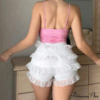 Frilled Lacy High-Rise Short